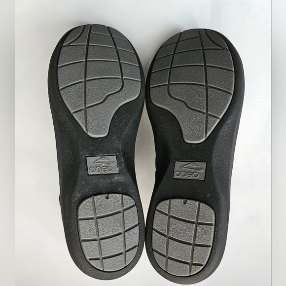 Abeo Erie Nuback Black Ankle Boots Size 10 - Picture 9 of 12